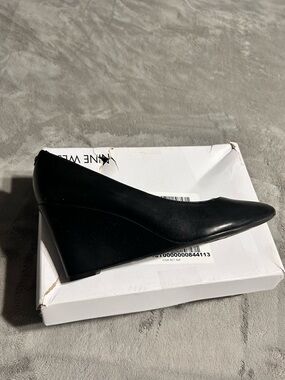 Nine West Black Wedge Pump